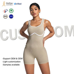 Combinaison de Yoga une Pièce sans Couture Personnalisée Style Lulu avec Dos Nu pour Fitness, Élastique et Ajustée pour Sport Aérien - Product Image 5