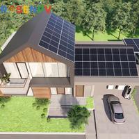 Système solaire hors réseau/hors réseau 8kW 10kW 15kW à prix d'usine, ensemble complet avec batterie au lithium LiFePO4