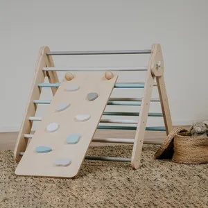 Детская деревянная рама для скалолазания, треугольная лестница, обучающие игрушки для детей