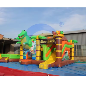 Castillo de salto divertido de Casa de rebote inflable comercial para niños al aire libre barato de China a la venta - Product Image 4