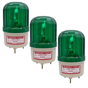 Baliza de Advertencia Giratoria LED con Alarma Audible y Visual, Luz de Seguridad Vial - Product Image 1