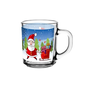 <span class=keywords><strong>Taza</strong></span> de café de vidrio transparente con mango para regalo, <span class=keywords><strong>taza</strong></span> navideña de <span class=keywords><strong>Reno</strong></span> - Product Image 1