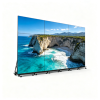 Afficheur LED vertical pliable, écran d'affichage numérique mobile pour la publicité en centre commercial et les événements