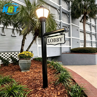 Lampe de jardin LED extérieure NGT, décoration moderne, étanche IP65, pour hôtel, villa, paysage, pelouse, lampadaire LED, éclairage extérieur