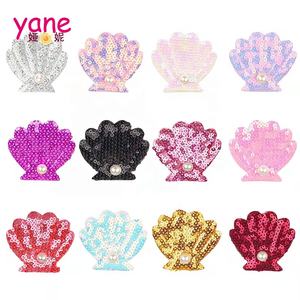 Fashion bentuk cangkang kecil dengan satu klip buaya mutiara klip aksesoris rambut anak klip - Product Image 1