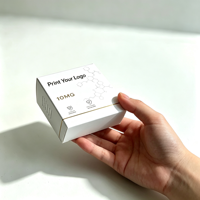 Étiquettes personnalisées pour petits flacons de peptides 3ml 5ml 10ml 20ml, autocollantes, imperméables, résistantes aux UV, en vinyle, avec logo de marque laser