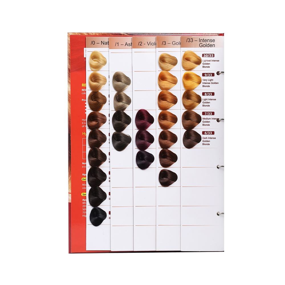 Verified Supplier Boyan Meet Hair Color Chart Removable Hair