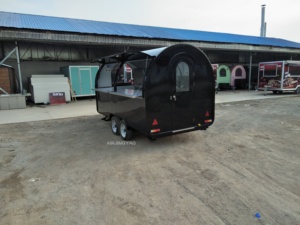 Remorque alimentaire mobile à toit rond 2,2-5,8 m (11,5 pi) avec climatisation, remorque alimentaire pour hot-dogs, camion alimentaire XINJINGYAO - Product Image 2