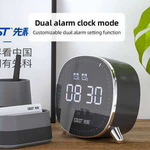 High Quality Multifunction Mirror with Dual Alarm <strong>Digital</strong> Clock for <strong>Bluetooth</strong> <strong>Speaker</strong> Endurance Battery TF Card Gift - Product Image 4