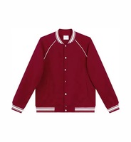 Blouson Bomber Varsity d'Hiver Personnalisé en Coton Doublé Polaire Matelassé avec Col Montant et Poignets Côtelés, Broderie et Patch