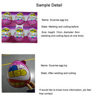 Machine d'emballage blister pour la fabrication d'oeufs Kinder Joy