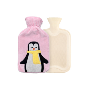 Bouteille d'eau chaude en caoutchouc de haute qualité de 2 L à motif <span class=keywords><strong>pingouin</strong></span>, vente directe d'usine, pour réchauffer les mains - Product Image 1