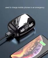 Headphone Nirkabel M32 TWS Bluetooth Stereo Kontrol Sentuh Peredam Kebisingan Tahan Air Earbud Headset Dengan Mikrofon