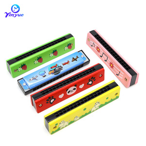 Children's Harmonica 10 Hole Metal Sound Holes Painted Finish Portable <b>Musical</b> <b>Instrument</b> For Kindergarten Music Teaching - Product Image 4