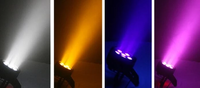 Projecteurs LED Homei 18*18W RGBWAUV 6-en-1, projecteur plat DMX512 pour scène, DJ, fêtes et événements