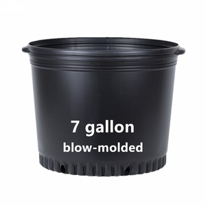 Vasi da vivaio in plastica nera personalizzabili, di grado commerciale in HDPE con fori - Ecologici e resistenti per uso domestico e giardinaggio - Product Image 5