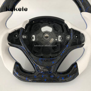 <span class=keywords><strong>Volant</strong></span> en carbone forgé bleu, personnalisation possible pour <span class=keywords><strong>BMW</strong></span> <span class=keywords><strong>E30</strong></span> E39 E60 E90 E92 E70 E84 E85 E89 M3 M4 2008-2011 - Product Image 3