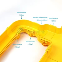 Solución de gestión de cables de fibra óptica Gimbo: Canal de cableado de fibra óptica de 100 mm con riel lateral, protector de cables, galvanizado en caliente