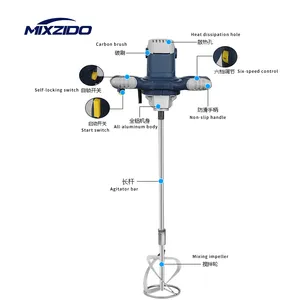 Misturador industrial de mão com pá elétrica para misturar alimentos de qualidade premium, disponível para venda