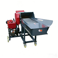 Petite machine agricole domestique pour la coupe de la paille, nouveau design, broyeur d'herbe avec moteur et boîte de vitesses pour pâturage et alimentation animale
