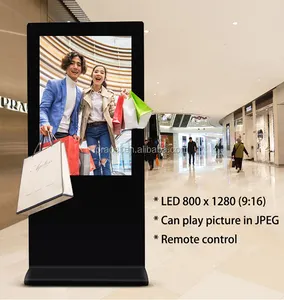 2020 Newest 1920*1280 15 Inch Restaurant Top Stand Ips Screen Digital Signage Display Table Vertical Advertising Player