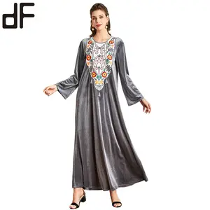 eid abaya dubai turkey muslim hijab dress women kaftan caftan velvet grand style abaya marocain islamic clothing ramadan dresses