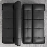 Modernes Multifunktionales Klappsofa-Bett Modernes PU-Leder Verwandelbares Sofa für Kleine Räume Wohnzimmermöbel
