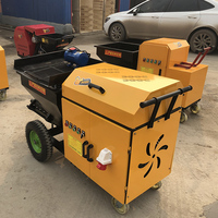 Avec CE Machine rentable de pulvérisation de ciment, sable, mortier, stuc Pulvérisateur de plâtre de gypse Pulvérisateur à pompe à mortier avec compresseur