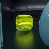 Lampe de table en marbre, lampe tactile rechargeable en pierre, lumière d'ambiance LED à intensité variable 3 niveaux pour chambre à coucher, chevet, bureau, décoration