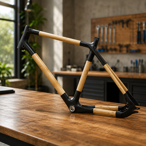 Custom Painted Bamboo Labs Mountain Bike <b>Frame</b> Aluminum Alloy with Universal Compatibility and Unique Geometries - Product Image 3