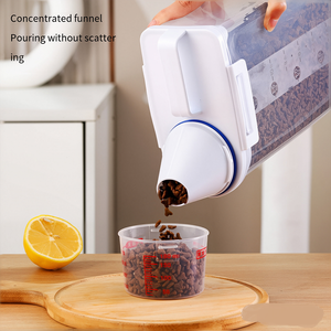 Pet Food Storage Container With Airtight Seal and Measuring Cup for Dog Cat Kibble Dry Treats Home Kitchen Pantry Organization - Product Image 4