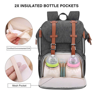 <span class=keywords><strong>Sac</strong></span> à dos à langer multifonction grande capacité en tissu Oxford imperméable et antivol, <span class=keywords><strong>sac</strong></span> de maternité classique - Product Image 3