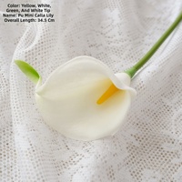 L-R239 voor hoogwaardige Calla Lelie PU kunstbloem, decoratie voor thuis, bruiloft, feesttafel, bruidsboeket, Valentijnsdag