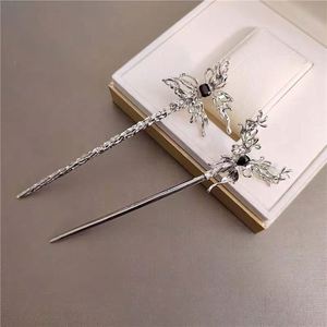 Épingles à cheveux papillon Y2K tendance pour femmes, pinces à cheveux en métal minimalistes irrégulières, accessoires pour chignon, coiffure pour filles - Product Image 2