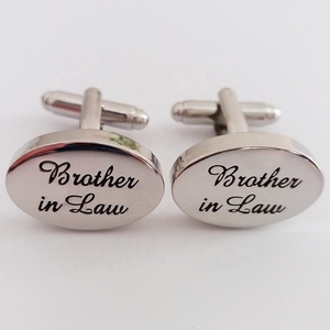 Chine pas cher beau-frère boutons de manchette hommes personnalisé avec logo - Product Image 2