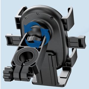 Abrazadera <span class=keywords><strong>de</strong></span> manillar Universal <span class=keywords><strong>para</strong></span> bicicleta y motocicleta, soporte <span class=keywords><strong>de</strong></span> teléfono móvil <span class=keywords><strong>de</strong></span> protección completa, mejora del 2022 - Product Image 4