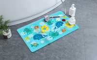 Tapis de bain antidérapant pour bébé avec ventouse pour les salles de bain de la maison ou de l'hôtel.