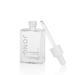 Cao trong suốt tùy chỉnh màu vuông chai thủy tinh với ống nhỏ giọt cho huyết thanh chăm sóc da Thuốc nhỏ mắt & tinh dầu - Product Image 2