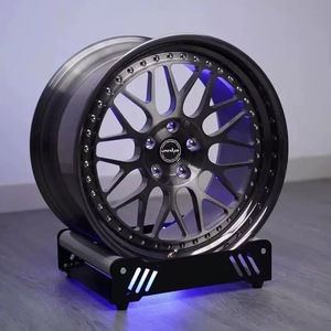 Rak <span class=keywords><strong>Display</strong></span> Roda Mobil Universal Onlyoa, Dudukan Roda Detailing dengan Alas Berputar untuk Bengkel Mobil dan Garasi - Product Image 4