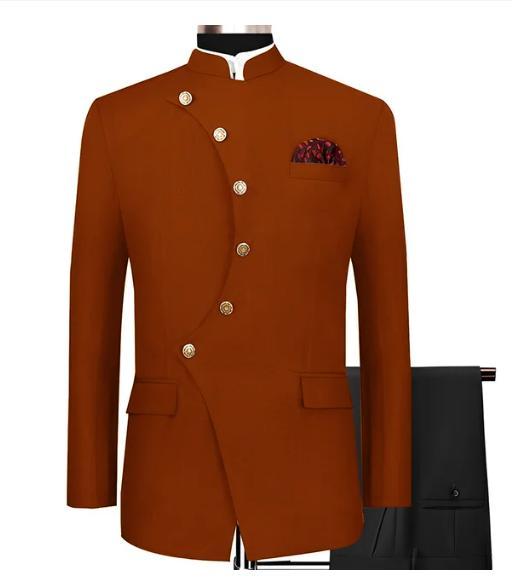 Abito Uomo 2 Pezzi Slim Fit - Giacca Monopetto E Pantaloni, Tessuto Traspirante, Per Matrimoni, Cene E Affari | Elegante E Confortevole
