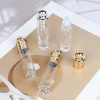 Vente en gros de flacons à bille en verre transparent de 8 ml, fourniture directe d'usine, flacon vide pour huile essentielle, emballage pour parfum