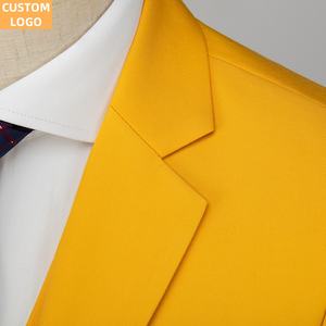 6XLメンズスーツカスタムロゴ2ピースビジネスカジュアルブレザープラスサイズドレス男性用高級スーツ結婚式 - Product Image 3