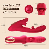 Vibromasseur vibrant pour point G, stimulateur clitoridien, jouets sexuels féminins 360 °   Vibrateur rotatif à billes pour femmes