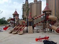 Ensemble de jeux multifonctionnel pour enfants avec toboggans, tunnels, pont d'équilibre, pour parc extérieur, jardin, maternelle, usage ludique
