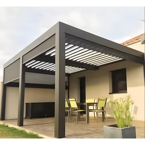 Pérgola de Aluminio Motorizada con Techo de Láminas, Impermeable, para Exteriores, para Proyectos a Gran Escala - Product Image 1