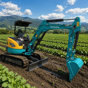 Miniexcavadora de orugas usada, modelo 2015, 95% nueva, 3 toneladas, con motor, caja de cambios, cucharón de 0.4m, potencia de 13.4kW e inspección por video. - Product Image 6