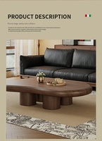 Table basse en bois Clouds, salon, minimaliste, spécial Sabi Wabi, table à thé, petit appartement, table basse pour hôtel, villa