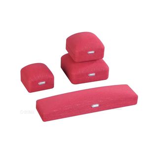 Venta Directa de Fábrica al por Mayor, Caja de Joyería Azul y Roja, Caja con Logotipo Personalizado - Product Image 3