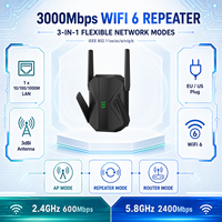 Extensor de WiFi para el Hogar, Repetidor Inalámbrico de Doble Banda de 3000Mbps, Amplificador de Señal para WiFi Débil y Zonas Muertas, Venta al Por Mayor