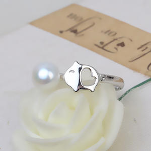 Bague ouverte en argent S925 faite à la main, bague de vie, 12 signes du zodiaque, bague pour femme avec porte-perle vide 5-7, accessoires de bricolage 2825 - Product Image 3